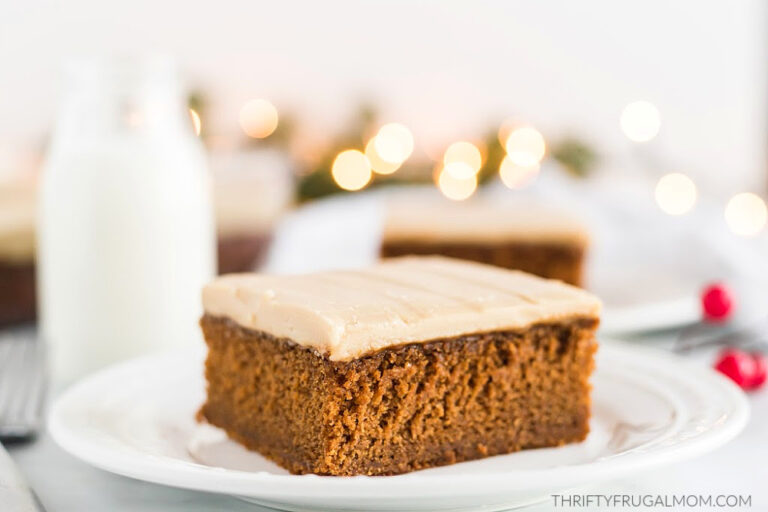 Gingerbread Cake with Caramel Icing