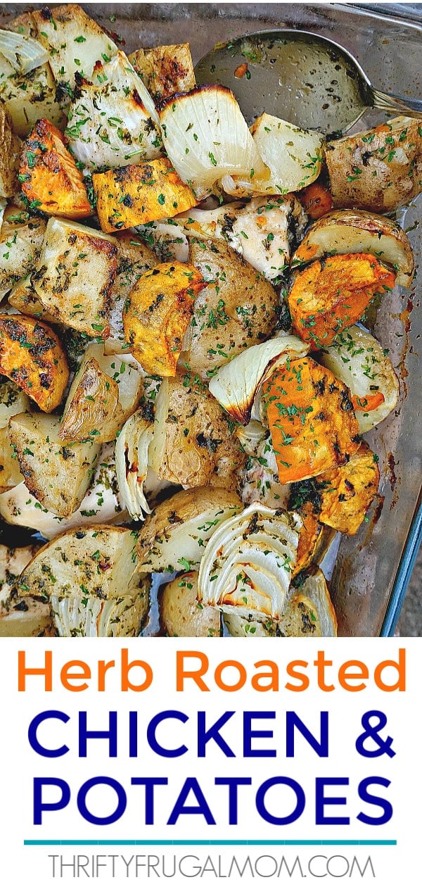 herb roasted chicken and potatoes 