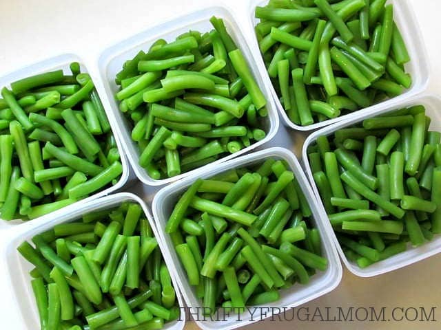 freeze green beans