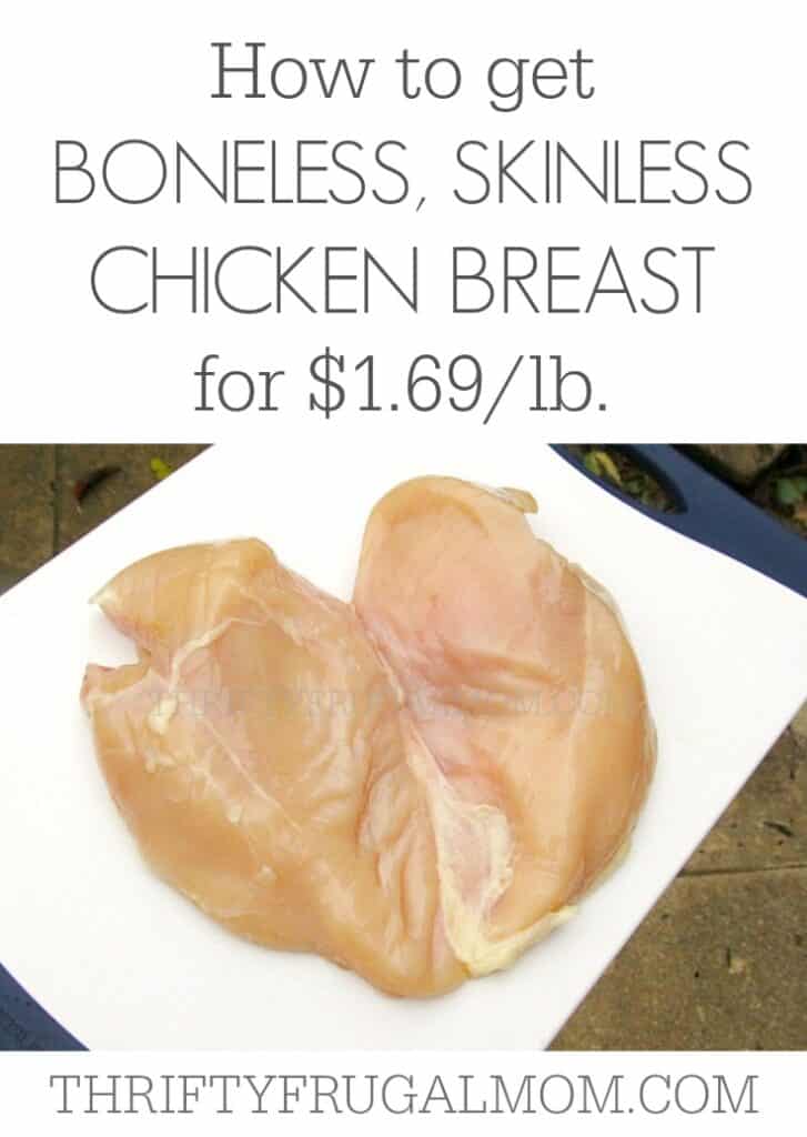 Stop blowing your grocery budget on expensive meat! Here's where to buy cheap meat that is good! You can get boneless, skinless chicken breast for just $1.69/lb. Order online and then pick it up locally. How awesome is that? 
