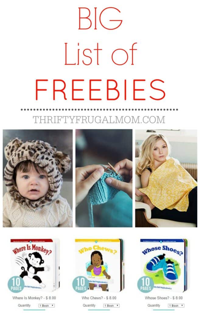 Big List of Freebies- best frugal living posts