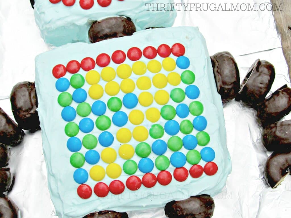 Easy Robot Birthday Cake