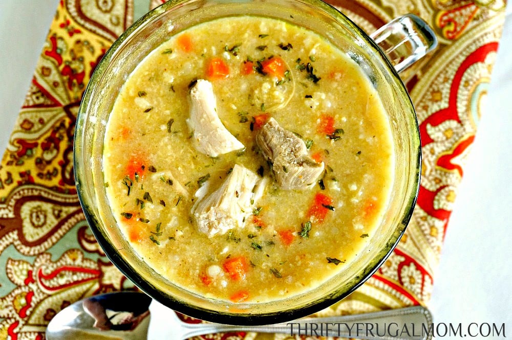 Creamy Curry Chicken and Rice Soup