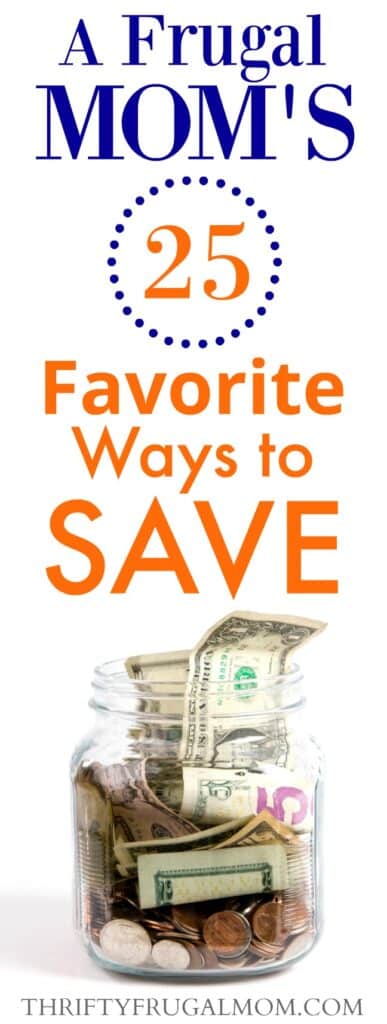Frugal Mom's Favorite Ways to Save
