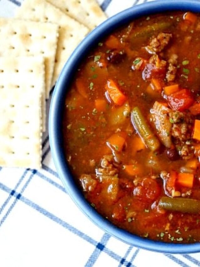 Delicious & Easy Vegetable Beef Soup Story