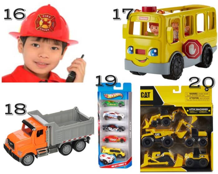 collage of cheap Christmas gift ideas for kids