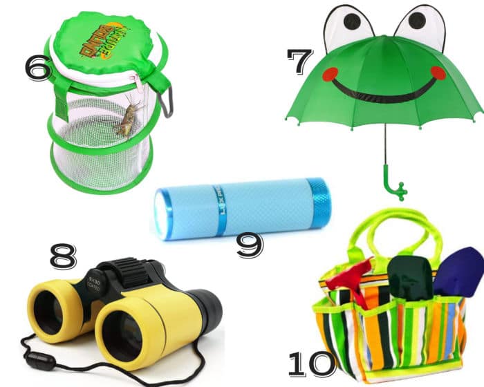 a collage of kid's birthday gifts under $10