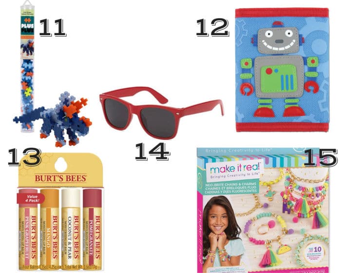 a collage of cheap gifts for kids