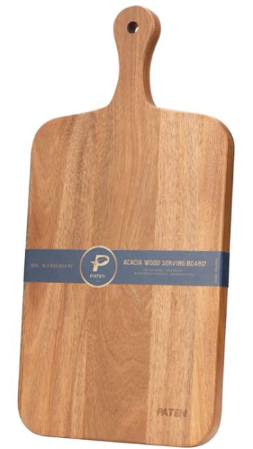 a wooden cutting board- a great small gift idea for women