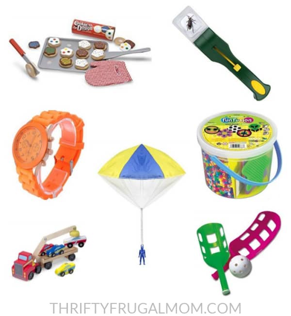 a collage of fun gifts for kids