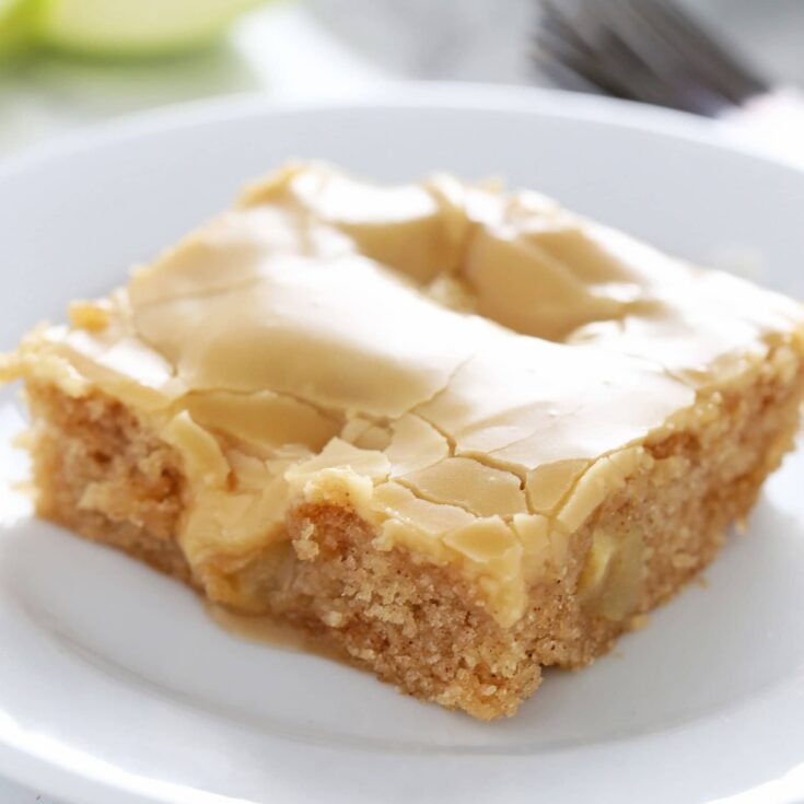 Image for Salted Caramel Apple Sheet Cake