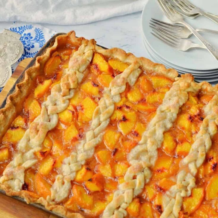 Image for Peach Slab Pie