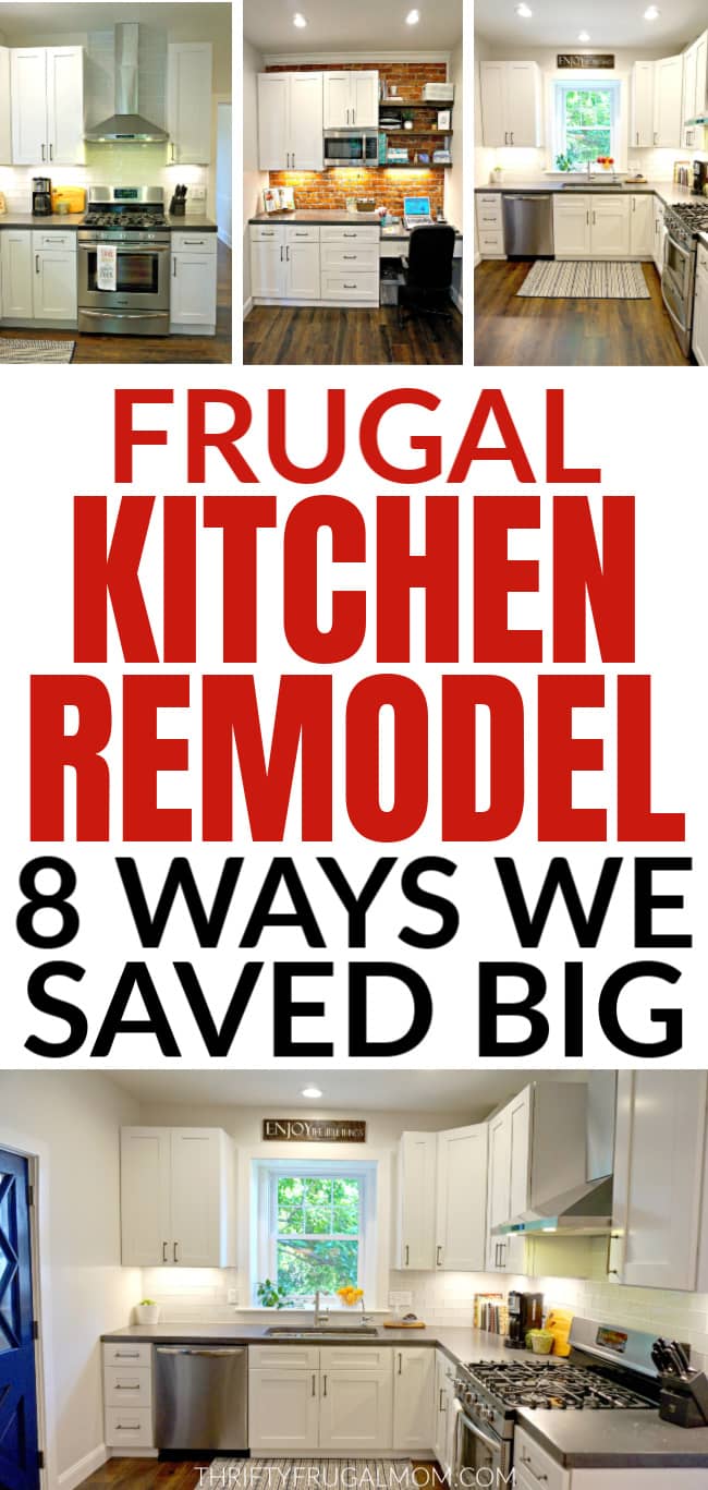 9 Ways We Saved Big on Our Frugal Kitchen Remodel - Thrifty Frugal Mom