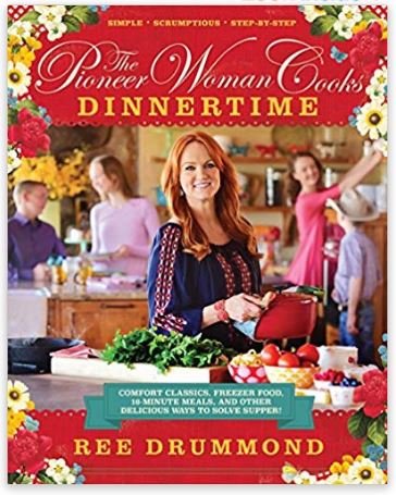 Pioneer Women's dinnertime cookbook