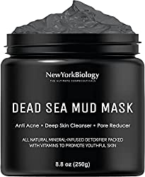 a black container full of Dead Sea Mud Mask- great small gift for women