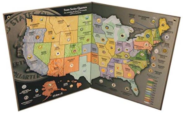 an open state quarter map 